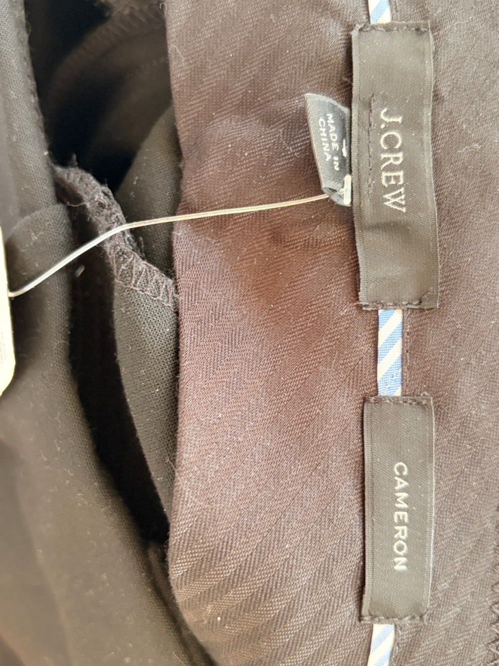 NWT JCrew Black CAMERON Dress Pants (4) - Picture 4 of 4